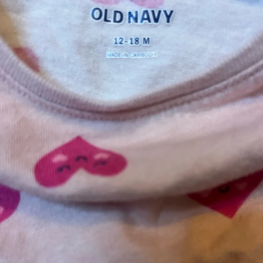 Three-Piece Baby Girls Bundle 12-18 Months 1 Leggings 1 Top 1 Old Navy Dress